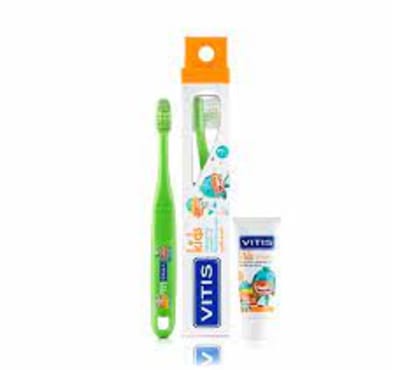 Vitis Cepillo Dental Kids + Gel 8 Ml